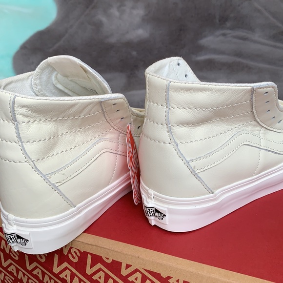 VANS SK8-HI TAPERED SOFT LEATHER MARSHMALLOW WMNS - Picture 14 of 16